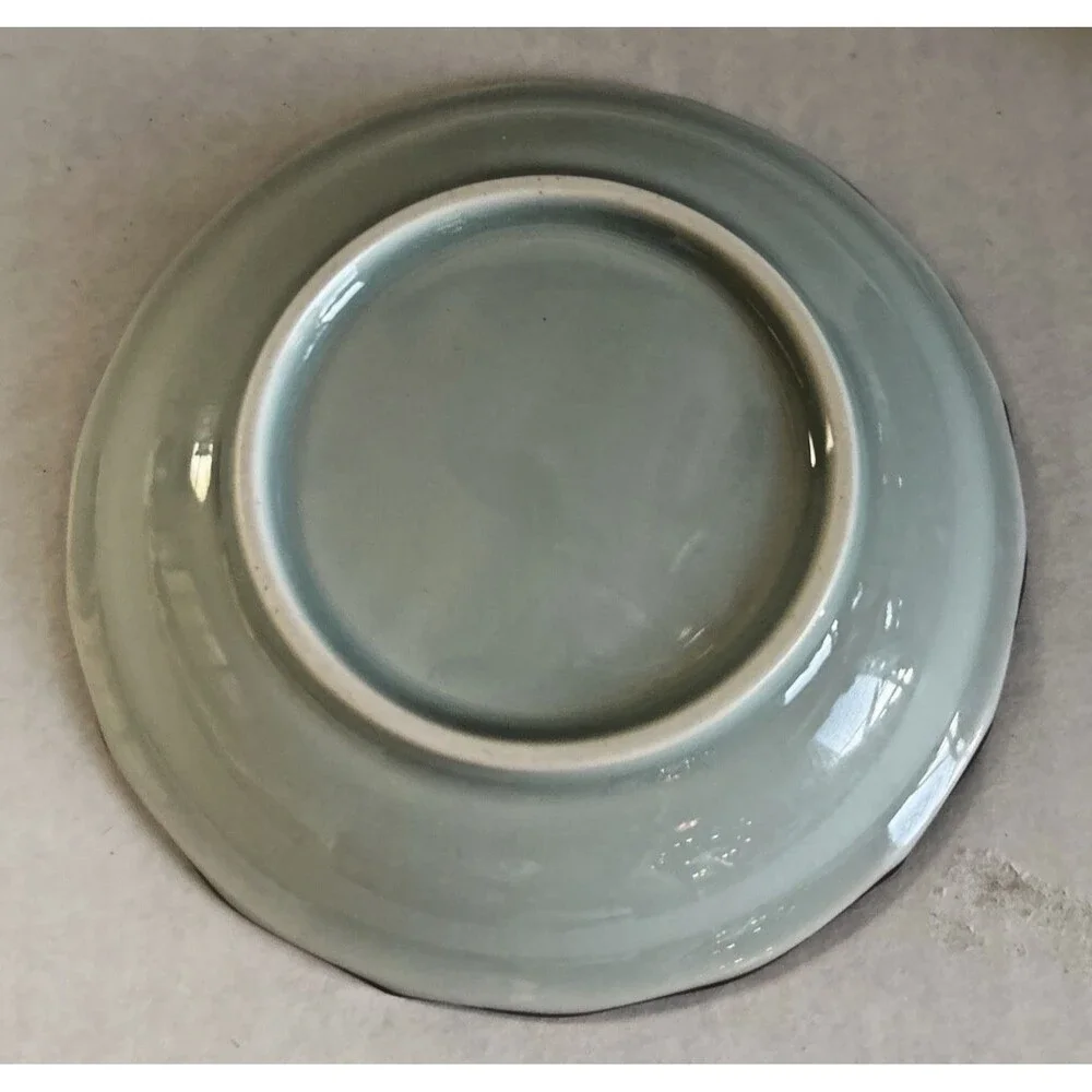 Vintage Ranchant Arita Ware Small Plates Set of 10 Nabeshima Island Pattern